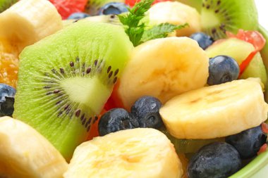 Lezzetli meyve salatası, portre