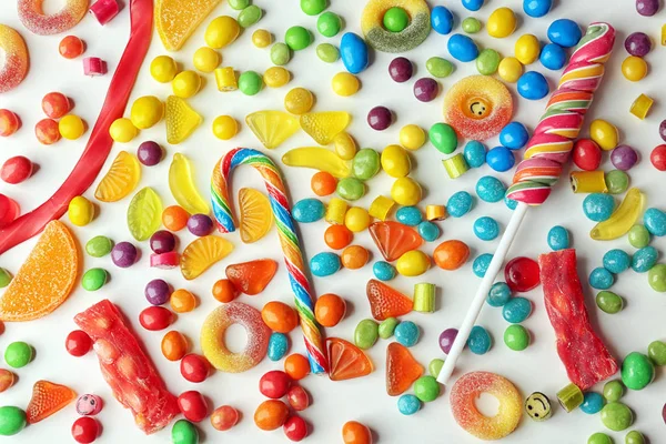 Köstliche bunte Bonbons — Stockfoto