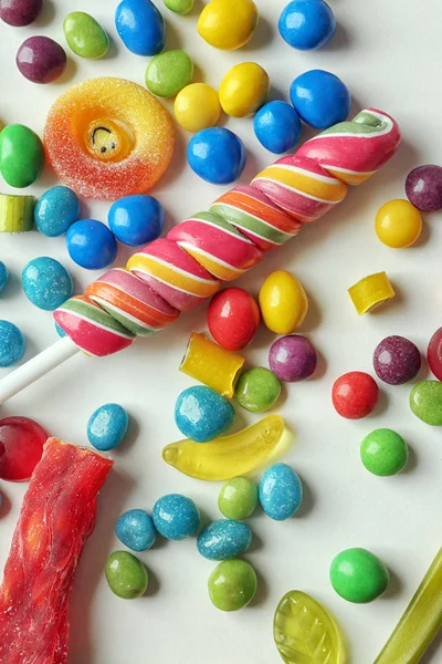 Deliciosos doces multicoloridos — Fotografia de Stock