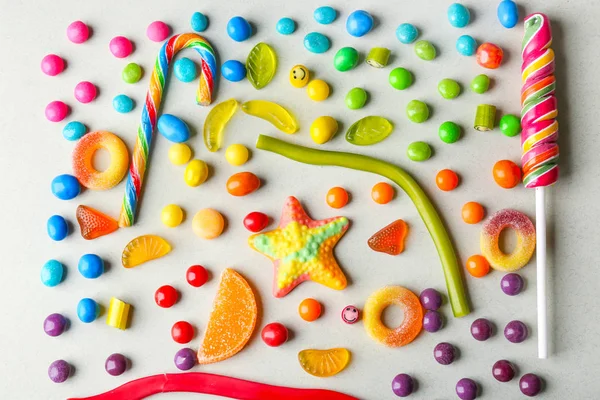 Delicious multicolored candies — Stock Photo, Image