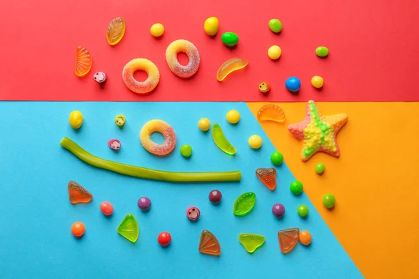 Delicious multicolored candies — Stock Photo, Image