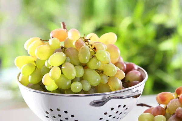 Colino con uve fresche mature — Foto Stock