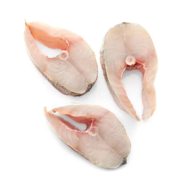 Bistecche di pesce fresco — Foto Stock