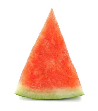 Dilim karpuz beyaz arka plan üzerinde