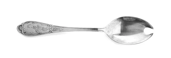 Teaspoon with ornate handle — Stock Photo, Image