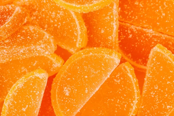 Marmalade candies with sugar — Stock Photo, Image