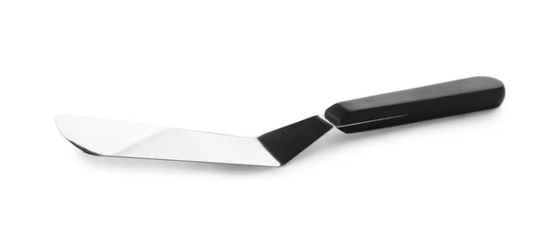 Spatula with black handle — Stock Photo, Image