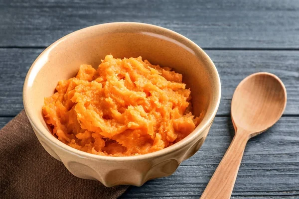 Mashed sweet potato — Stock Photo, Image