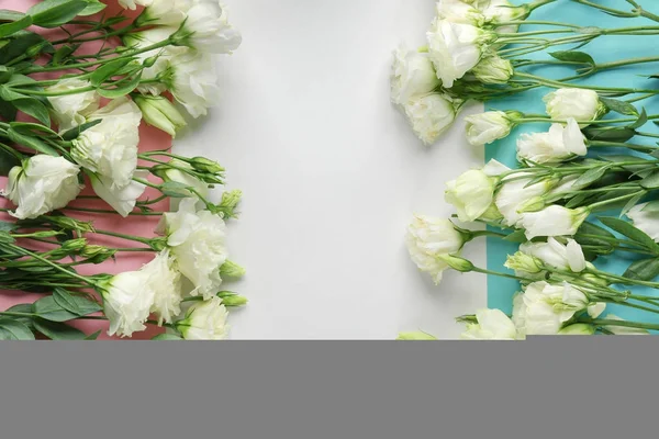 Sammansättning med vackra blommor — Stockfoto