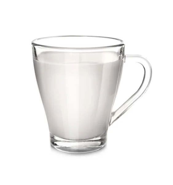 Fresh milk on white — Stock Photo, Image