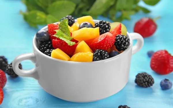 Läcker fruktsallad — Stockfoto