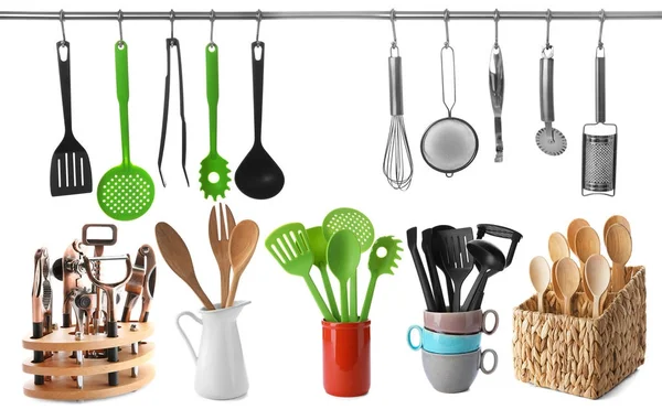 Набор кухонных принадлежностей — стоковое фото