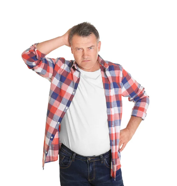 Mature man in casual clothes — Stock Photo, Image