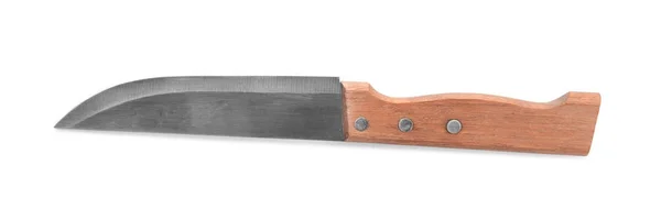 Cuchillo con mango de madera —  Fotos de Stock