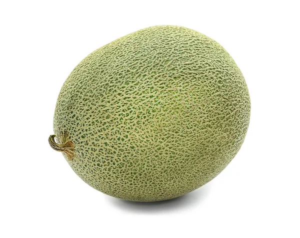 Mogen melon på vit bakgrund — Stockfoto