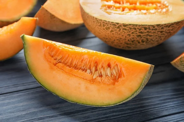 Tranches de melon frais mûr — Photo