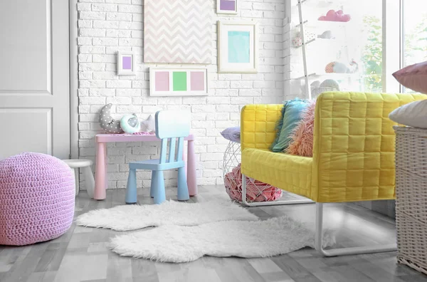 Modernes Design des Kinderzimmers — Stockfoto