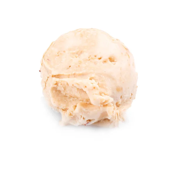 Scoop of caramel ice cream — Stock Photo, Image