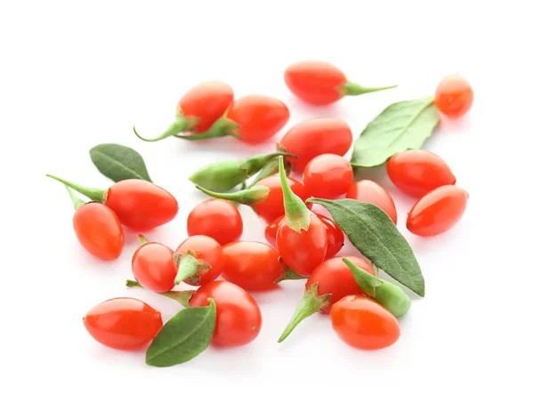 Goji berries on white background — Stock Photo, Image