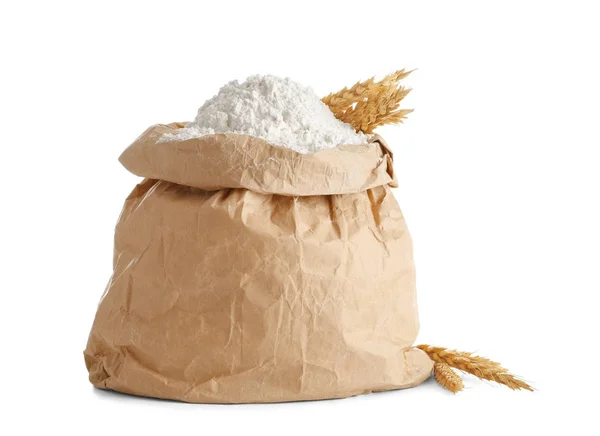 Paper bag of flour — Stock Photo, Image