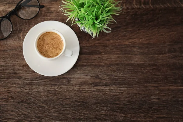 Composición con café aromático de la mañana — Foto de Stock