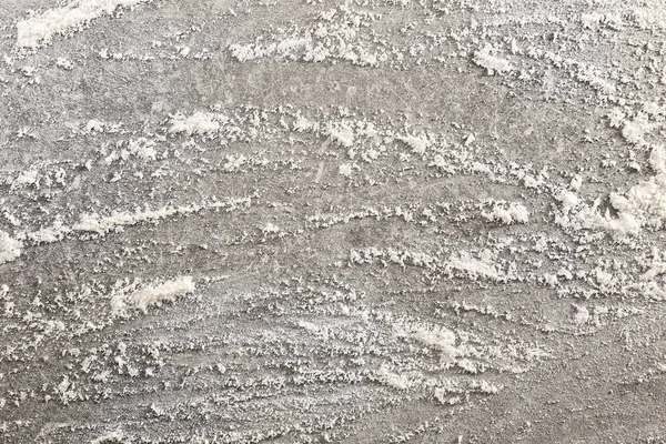 Scattered flour on gray background — Stock Photo, Image