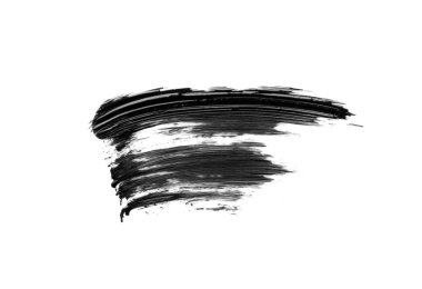 siyah rimel fırça darbesi