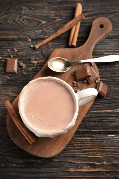 Cioccolata calda gustosa — Foto Stock