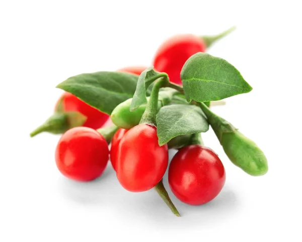 Goji berries on white — Stock Photo, Image