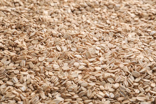 Raw oatmeal as background — Stock Photo, Image