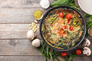 lezzetli ıspanak frittata