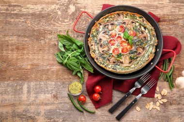 lezzetli ıspanak frittata