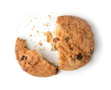 Üzümlü lezzetli yulaf ezmesi kurabiye 