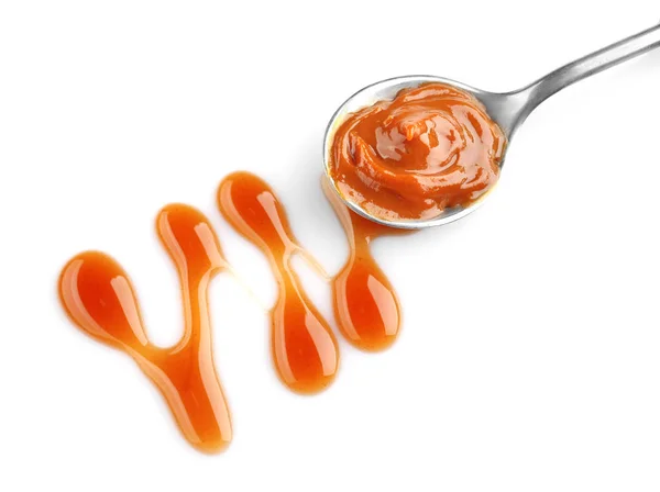Deliziosa salsa al caramello — Foto Stock