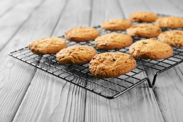 Deliciosas galletas de avena con pasas — Foto de Stock