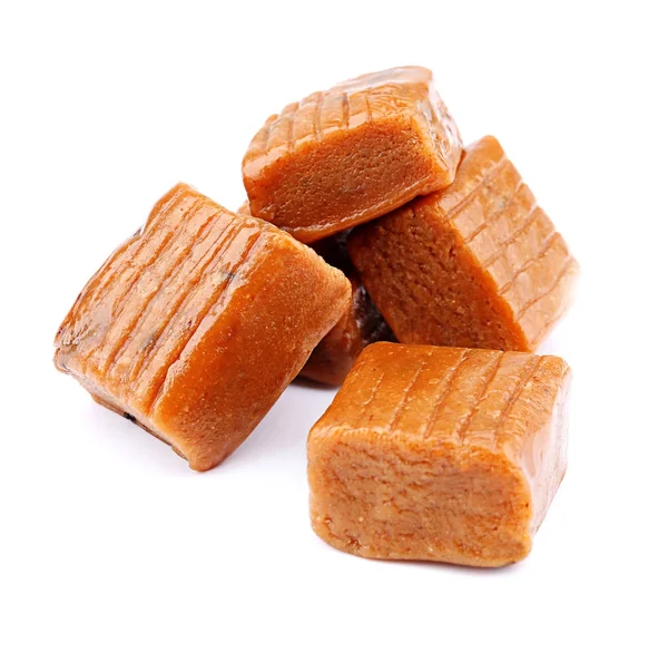Édes, karamell cukorkák — Stock Fotó