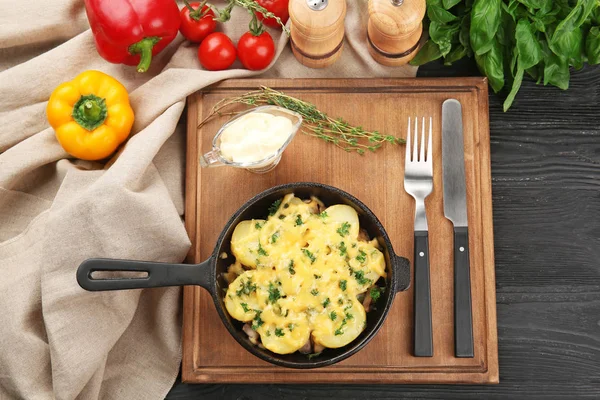 Caçarola de batata deliciosa — Fotografia de Stock