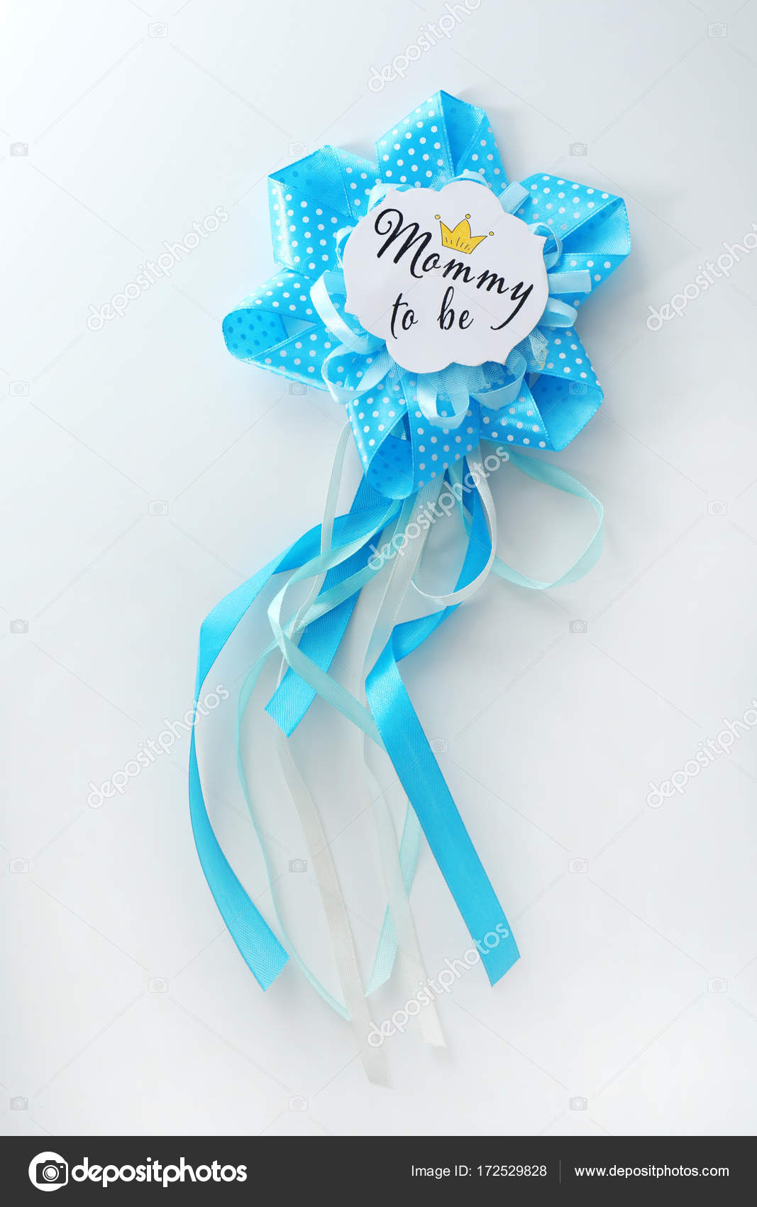 Award ribbon for baby shower party Stock Photo by ©belchonock