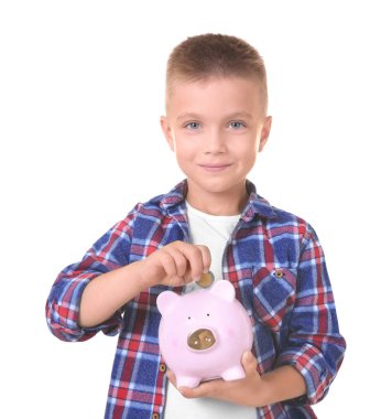 Şirin küçük çocuk. 