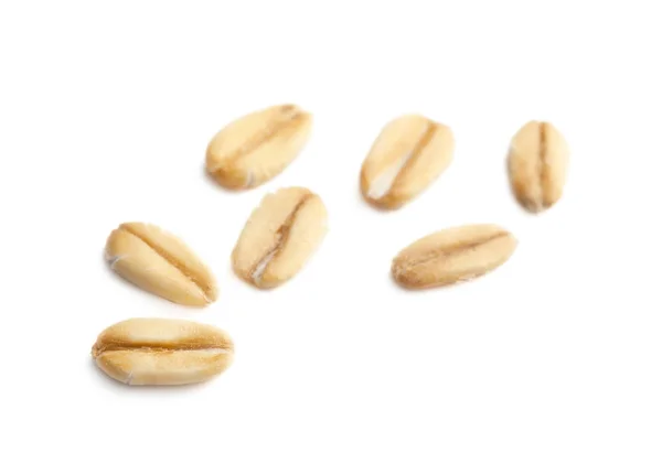 Raw oatmeal on white background — Stock Photo, Image