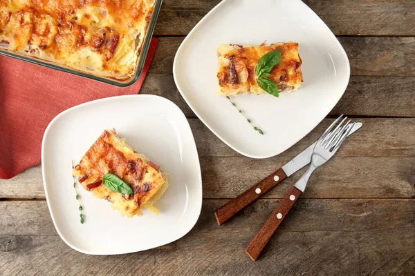 Delicious potato casserole — Stock Photo, Image