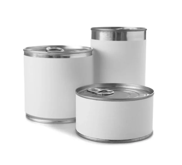 Different tin cans — Stock Photo, Image