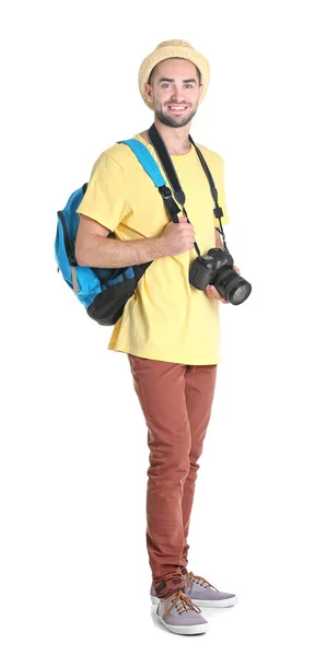 Attractive male tourist — Stock Photo, Image
