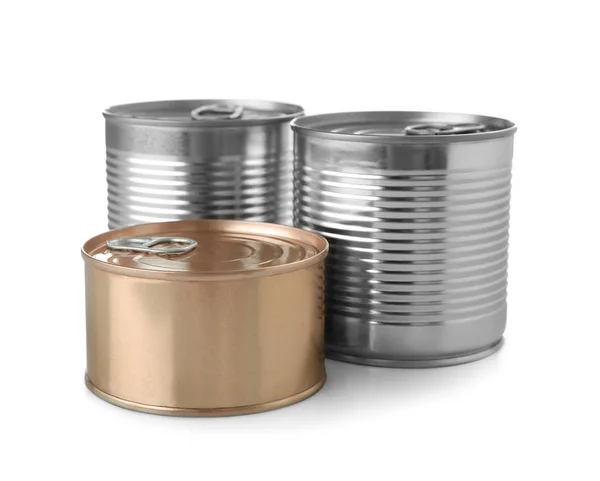 Different tin cans — Stock Photo, Image