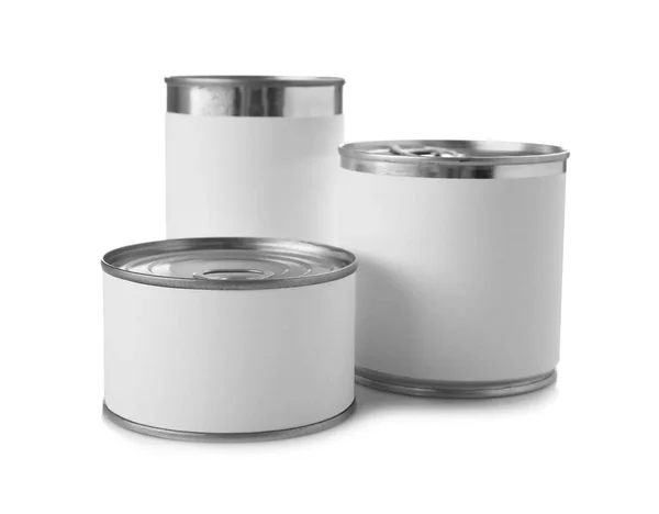 Different tin cans — Stock Photo, Image