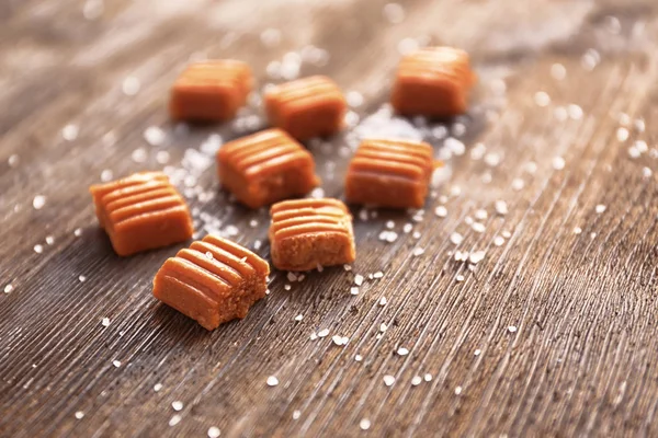 Delicious caramel candies — Stock Photo, Image