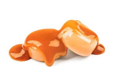 Tatlı karamel tepesi ile şeker 