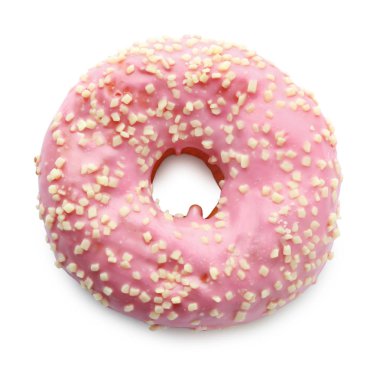 Beyaz üzerine lezzetli çörek  