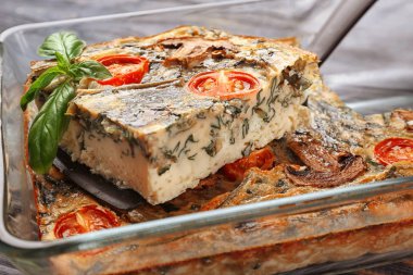 lezzetli ıspanak frittata