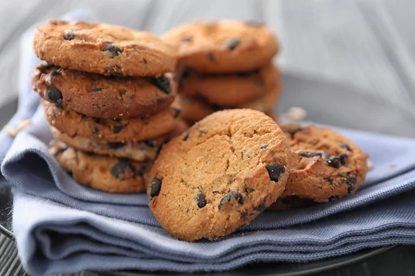 Ízletes zabliszt cookie-k — Stock Fotó